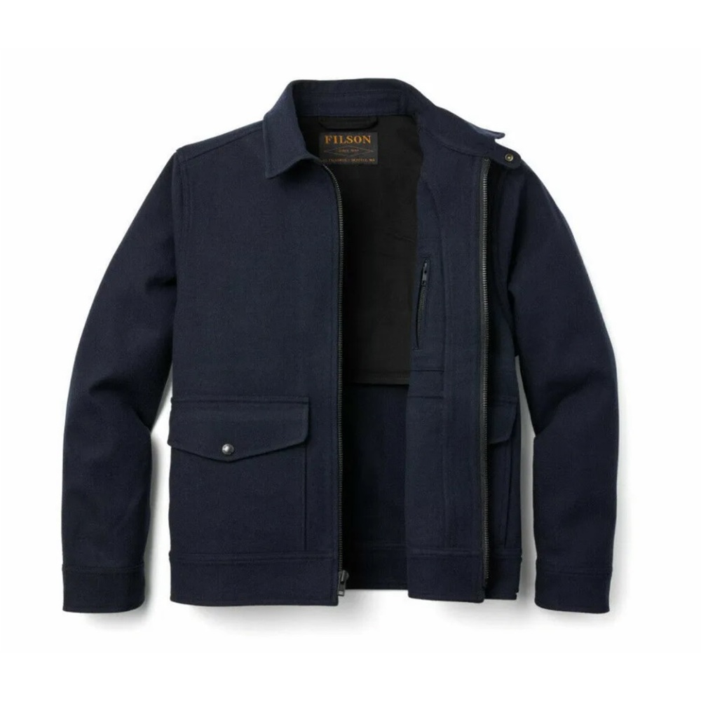 Filson Seattle Wool work jacket dark navy size L